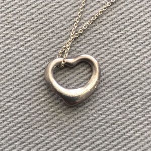 Tiffany & Co floating heart necklace